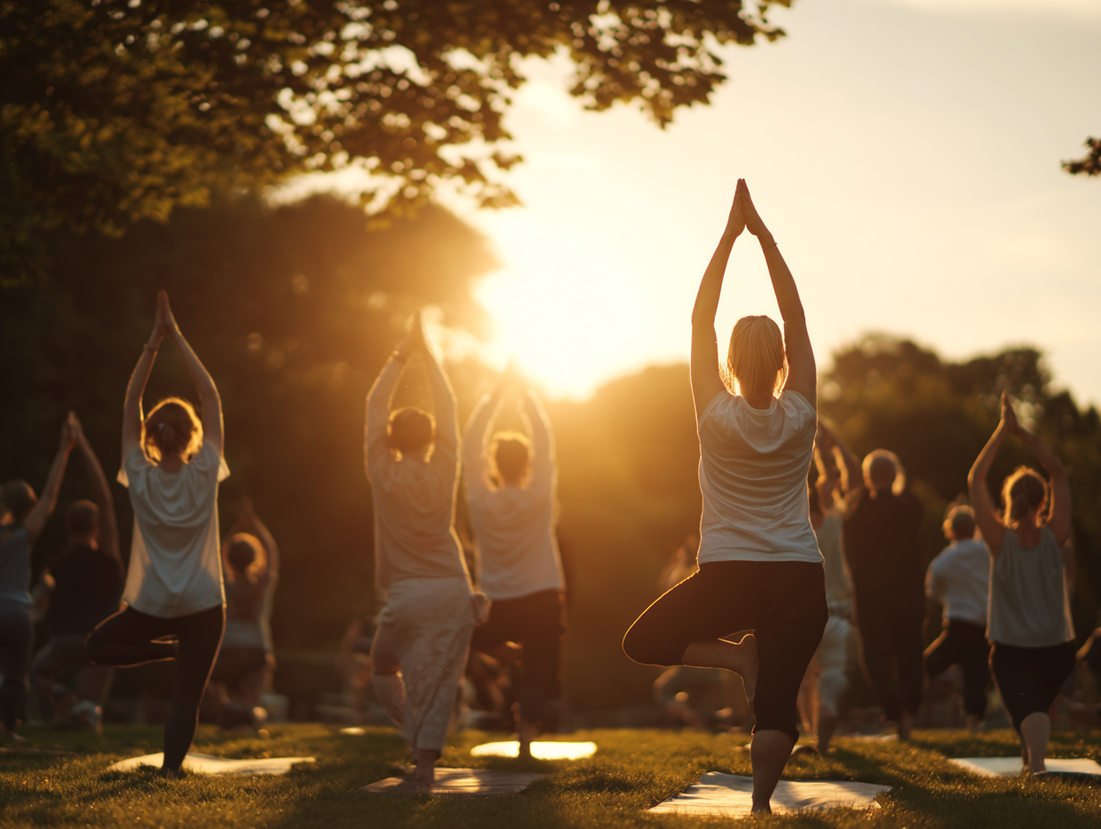 Практика йоги на природі